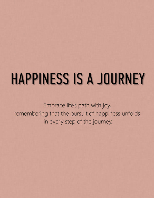 "Happiness Is A Journey" Vegan Brush