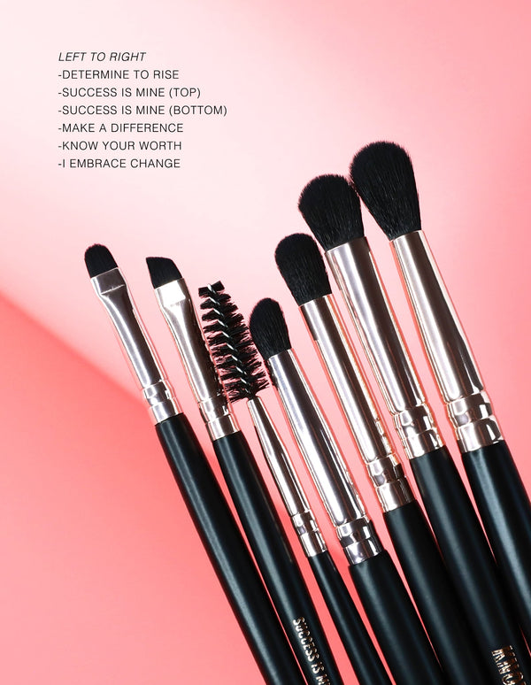 "Success is Mine" Vegan Brush (dual-ended/ brow)